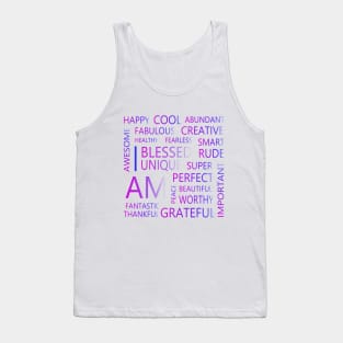 Affirmations, Abundance affirmations Tank Top